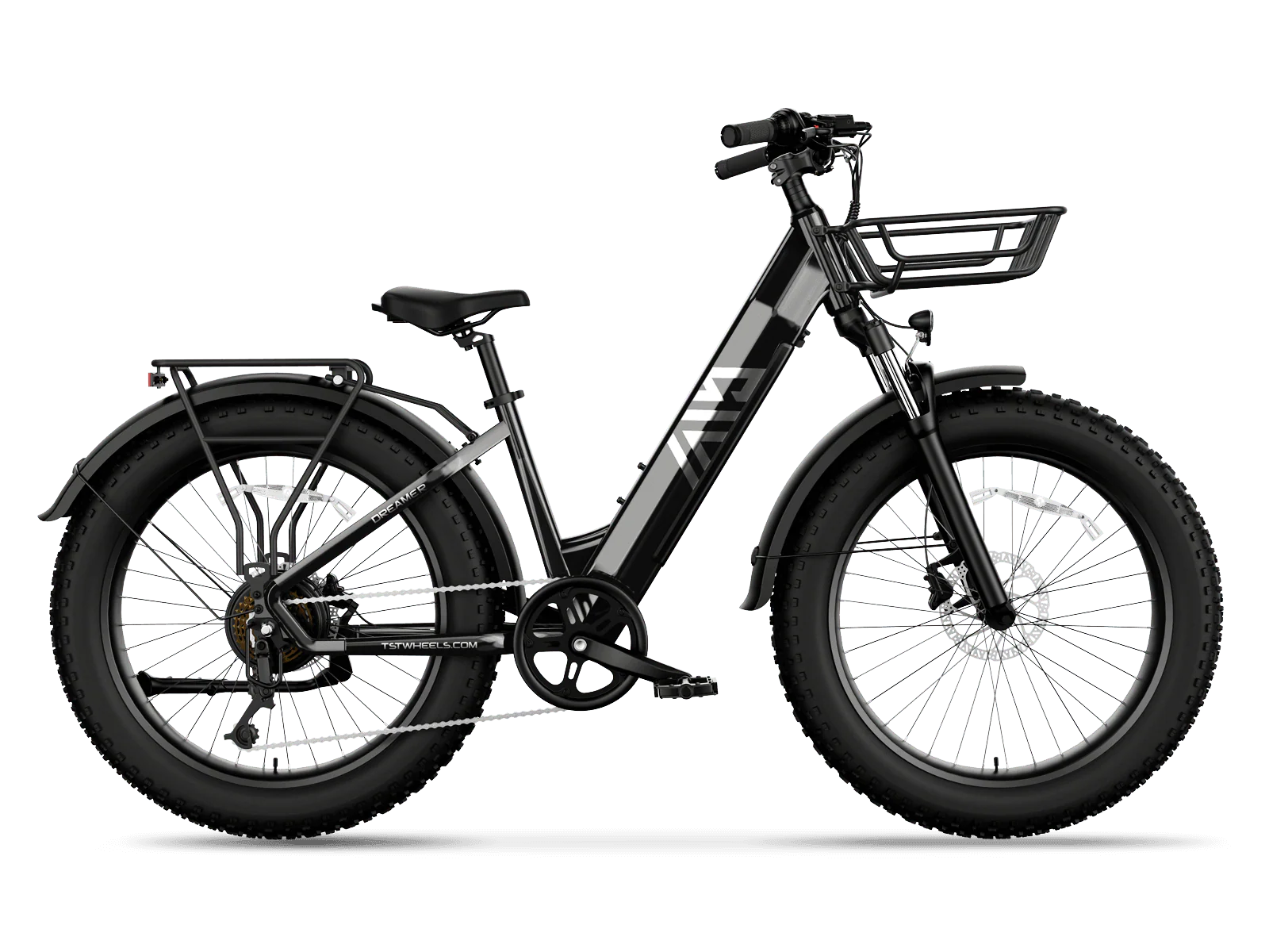 TST® Dreamer 26" Step-Thru Fat Tire Electric Bike - Image 9